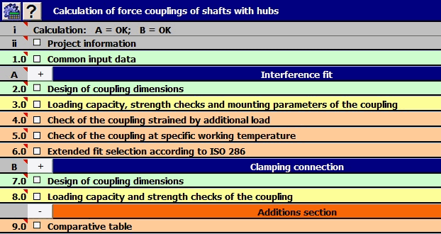 Force Couplings of Shafts with Hubs Force Couplings of Shafts with Hubs