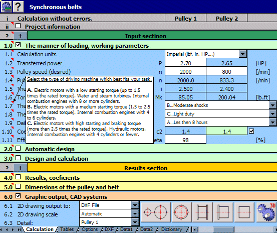 Mechanical, Industrial and Technical Calculations for SolidWorks