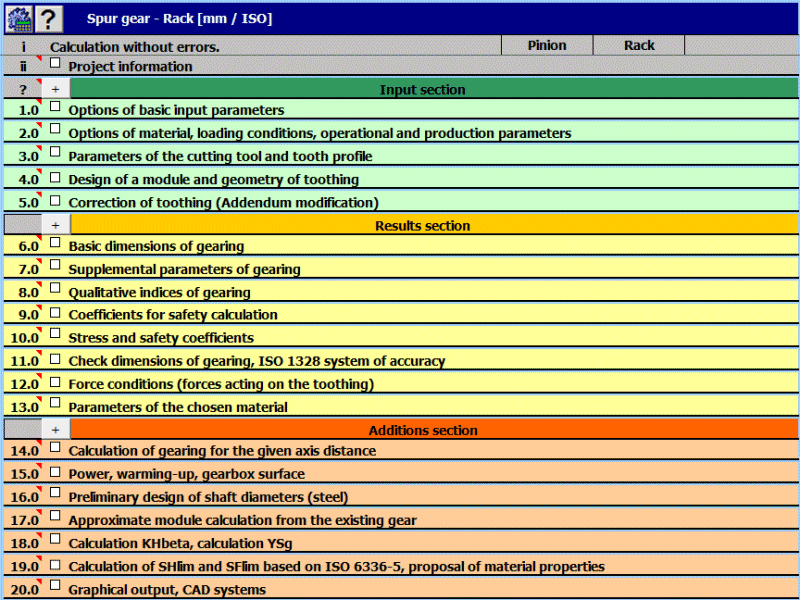 Windows 7 MITCalc Gear rack design 1.11 full