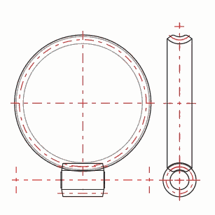 Worm Gear - 2D Drawing Worm Gear - 2D Drawing