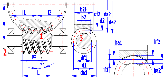 Calculation of Gear Dimensions