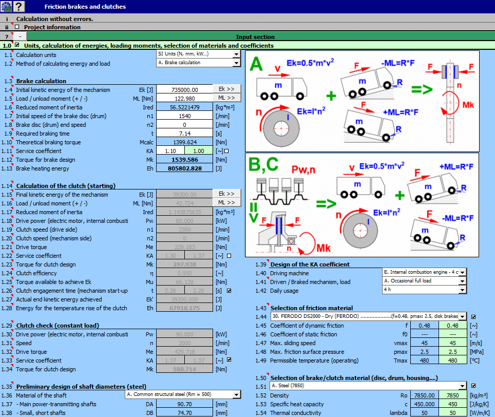 MITcalc - Calculs industriels,téchniques et de construction mécanique