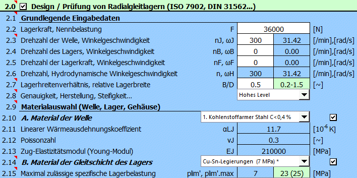 Hydrodynamische Radial-Gleitlager