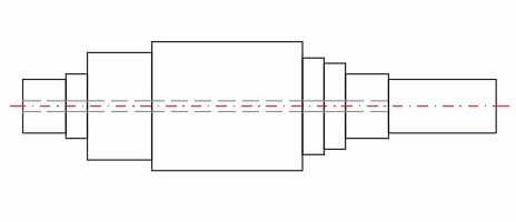 Shaft-design, 2D drawing