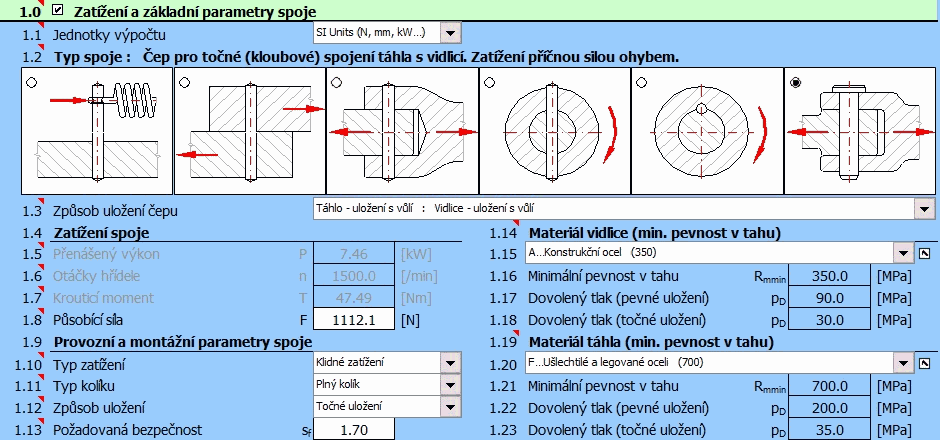 Čepové a kolíkové spoje Čepové a kolíkové spoje