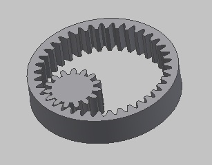 Spur gear internal