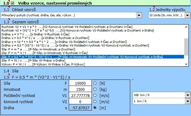 Technické vzorce Technické vzorce