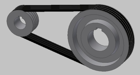 V-Belts - 3D Model