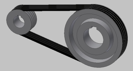 Courroie trapézoïdale - 3D modele