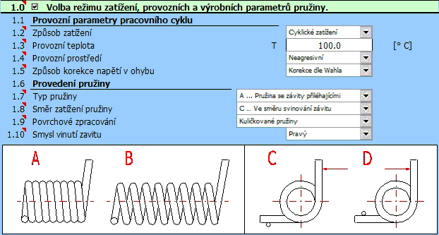 Návrh a kontrola Zkrutné pružiny